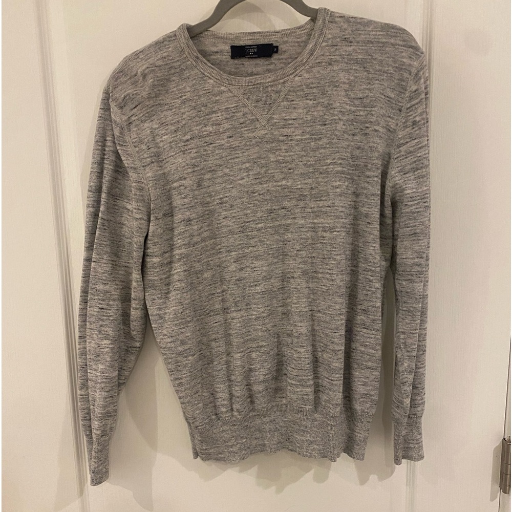100% Cotton J. Crew gray sweater